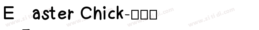 Easter Chick字体转换